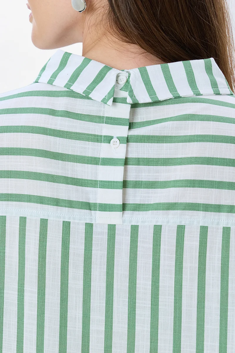 Inga|100% Cotton Relaxed Fit Shirt