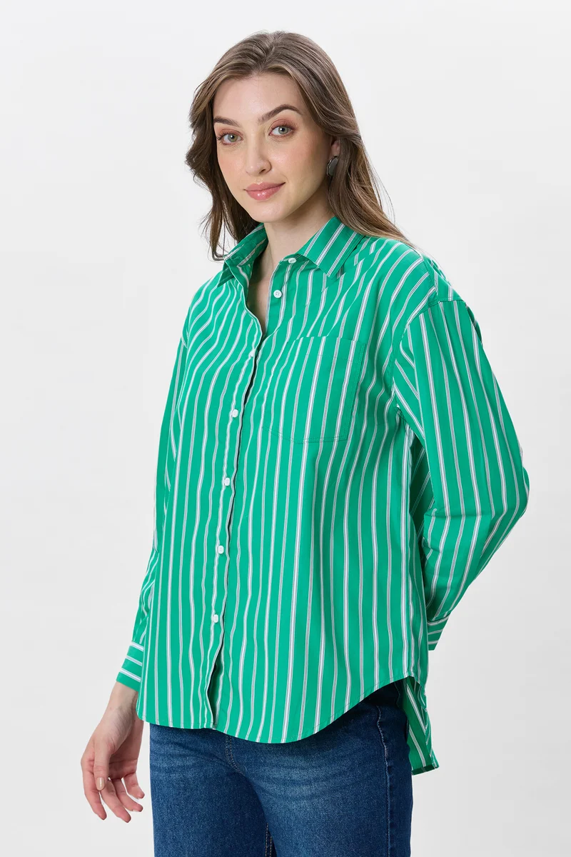 Ismay|100% Cotton Oversized Shirt