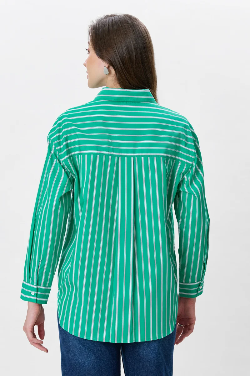 Ismay|100% Cotton Oversized Shirt