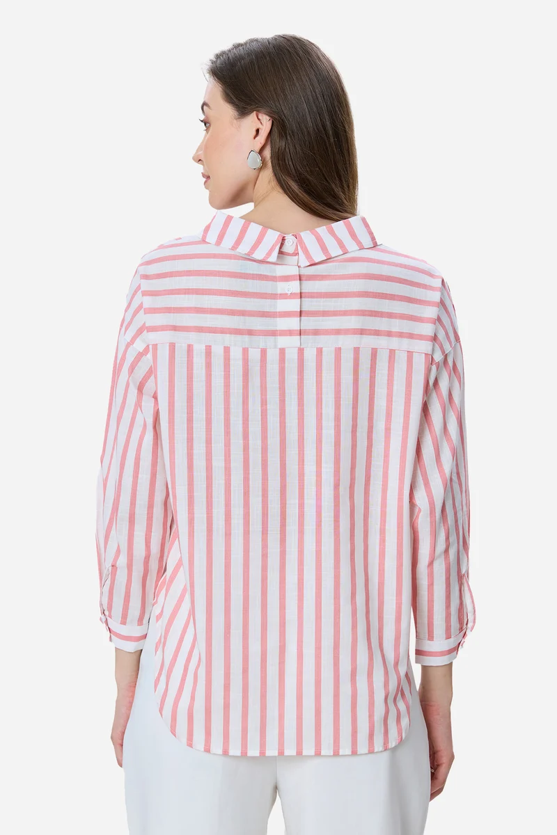 Fern|100% Cotton Drop Shoulder Shirt