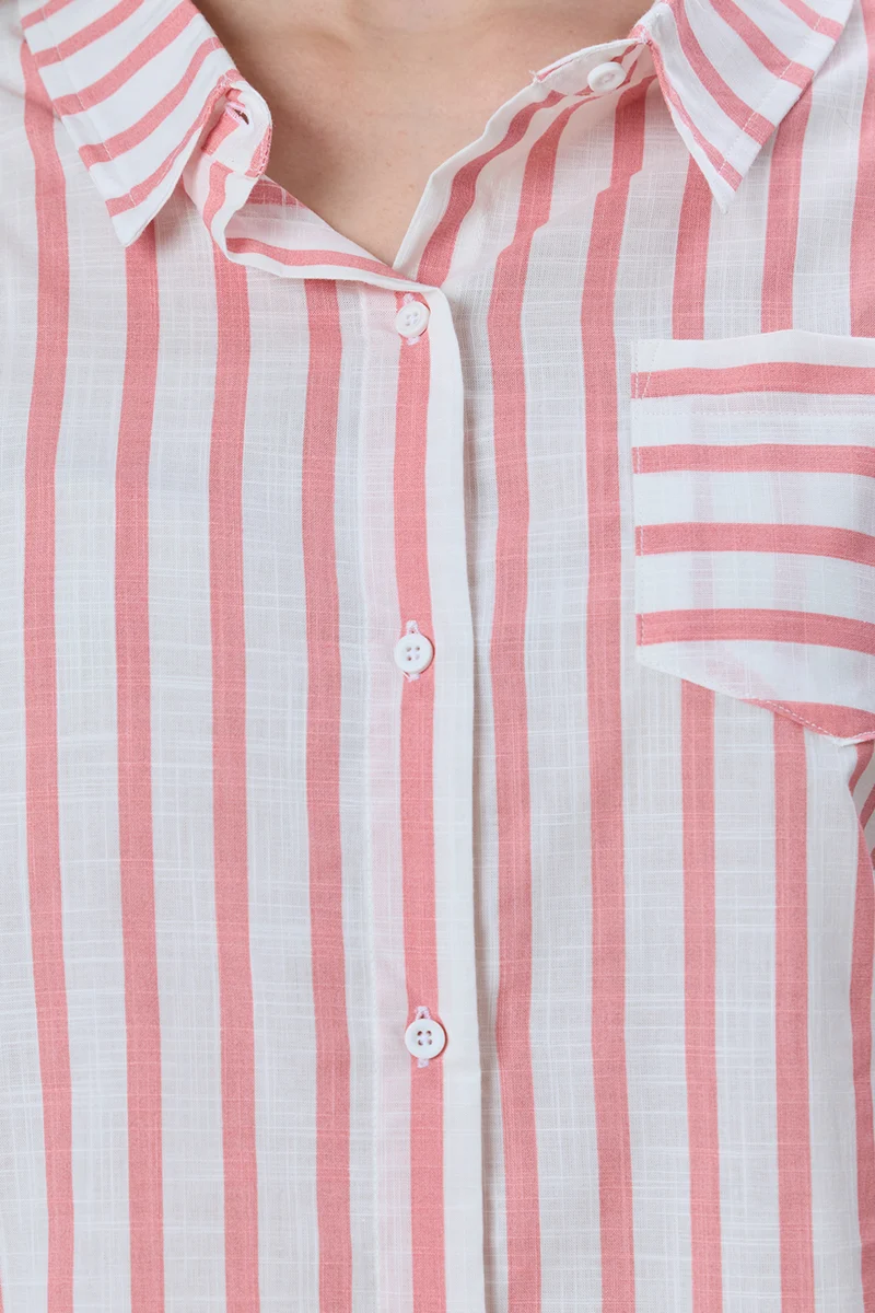 Fern|100% Cotton Drop Shoulder Shirt
