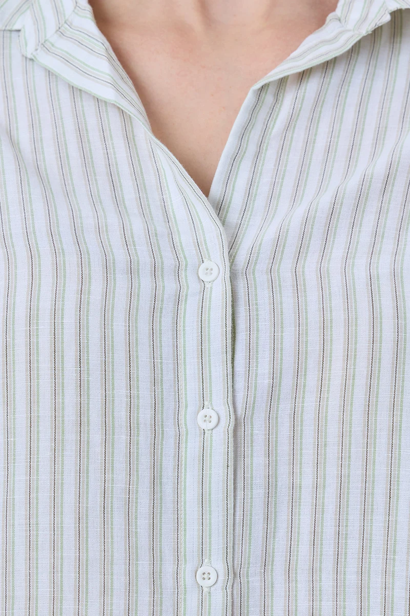 Edie|Linen Oversized Shirt