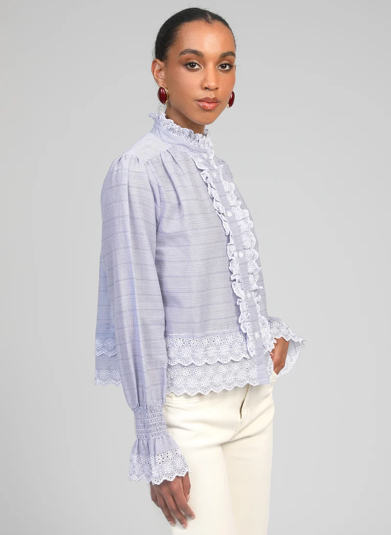 CHEMISE SELDA rayee