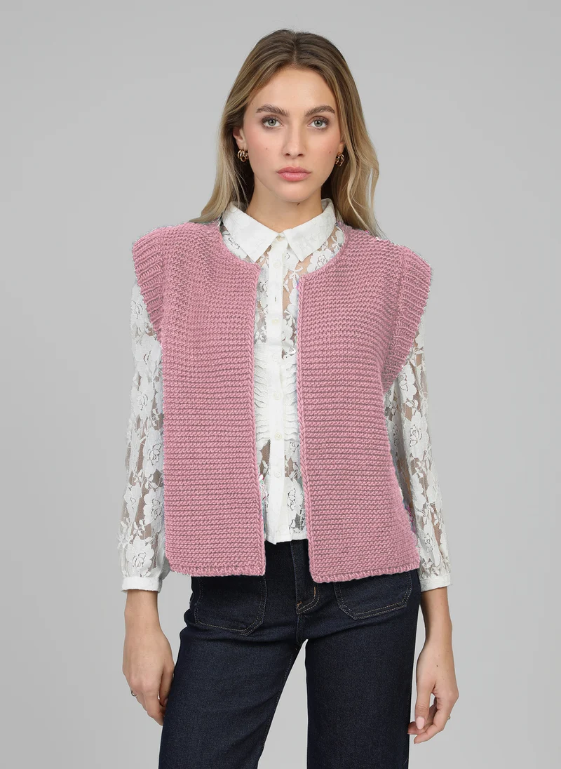 GILET LEGRINGO rose