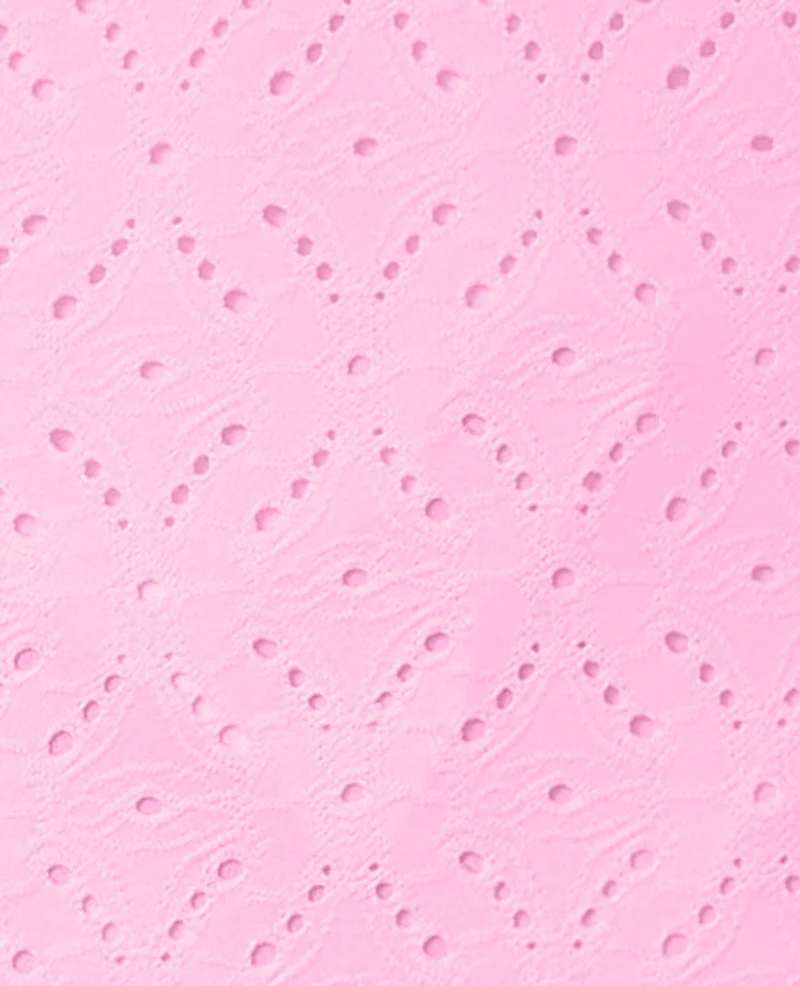 Top dos-nu effet broderie anglaise