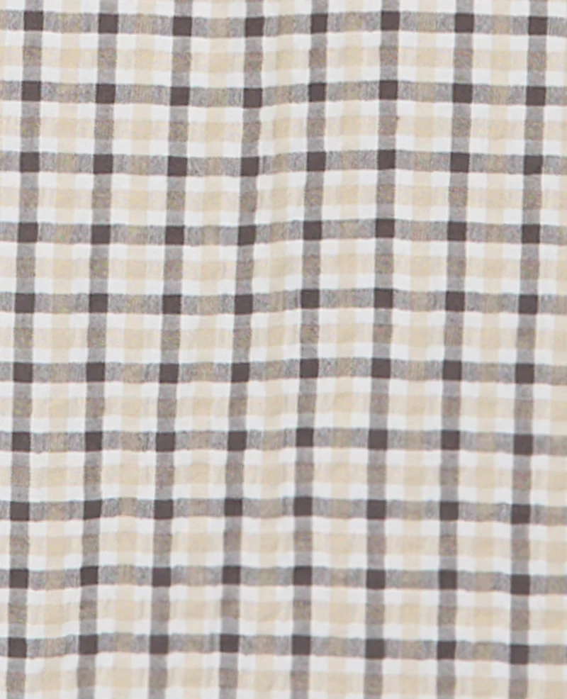 Pantalon droit à carreaux