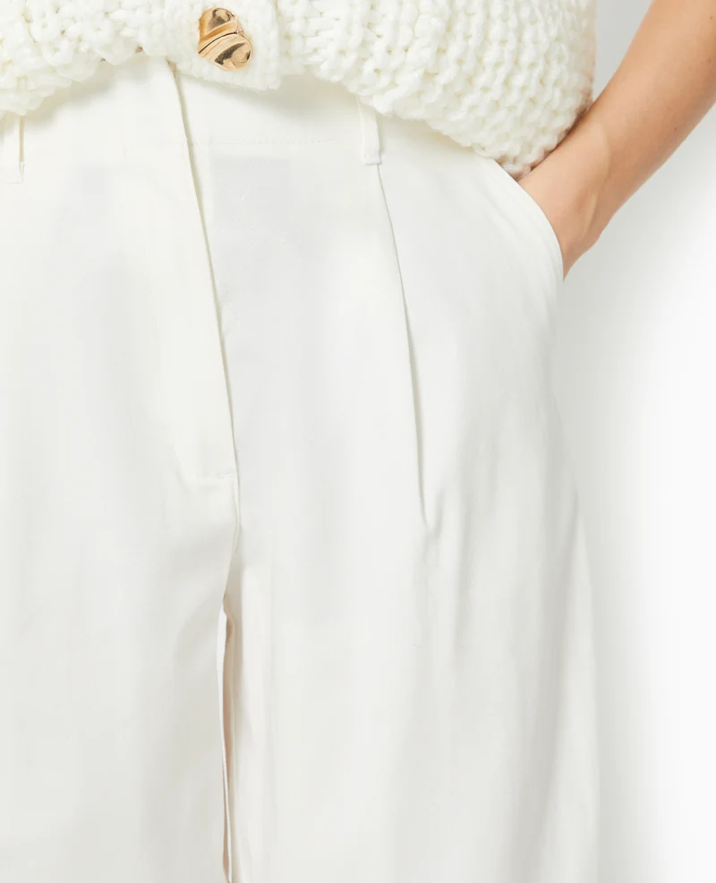 Pantalon balloon en toile