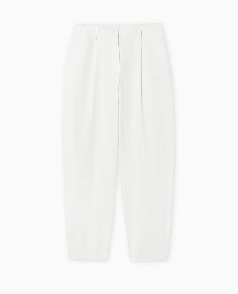 Pantalon balloon en toile