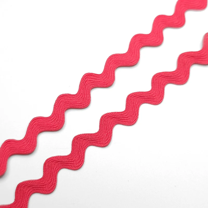 Galon croquet (rick rack) – 9 mm | Plusieurs couleurs