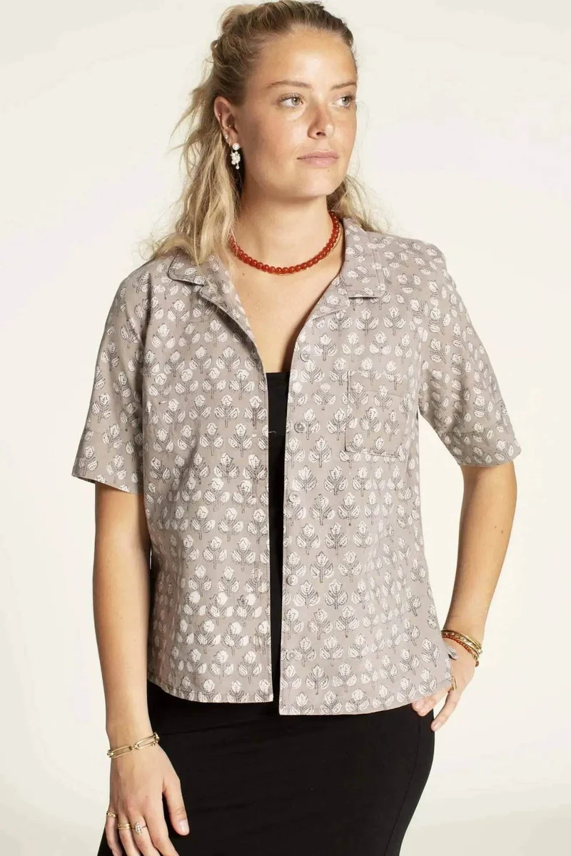 Patron de couture PDF | Chemise Tropicana | Wardrobe by Me