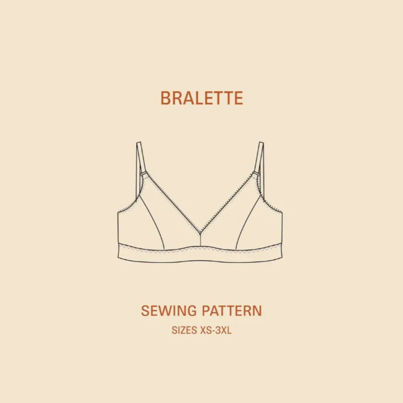 PATRON DE COUTURE PDF | Bralette | Wardrobe by Me