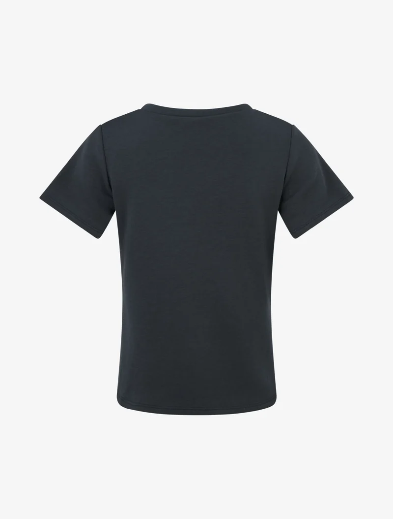 Top manches courtes à boucle - Bleu nuit