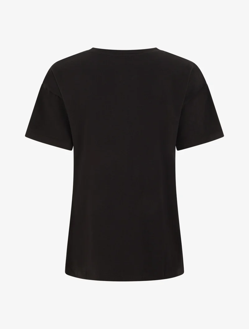 T-shirt Love you to the moon - Noir