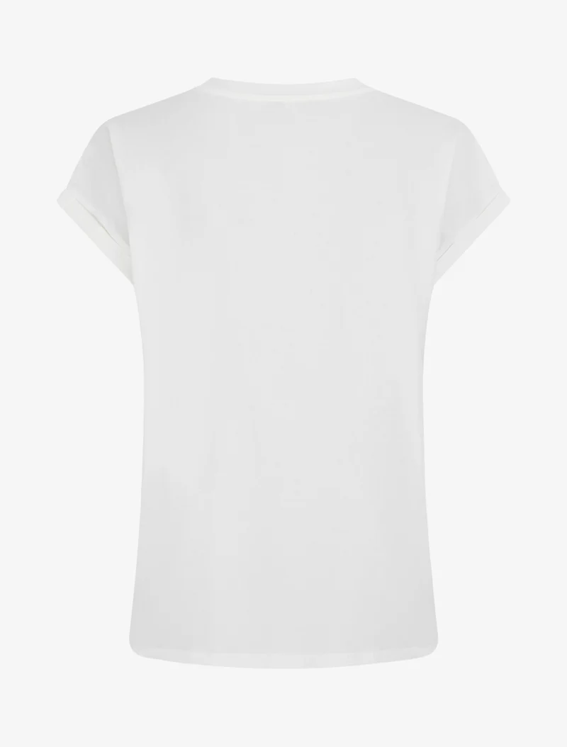 T-shirt motif baskets et papillons - Blanc
