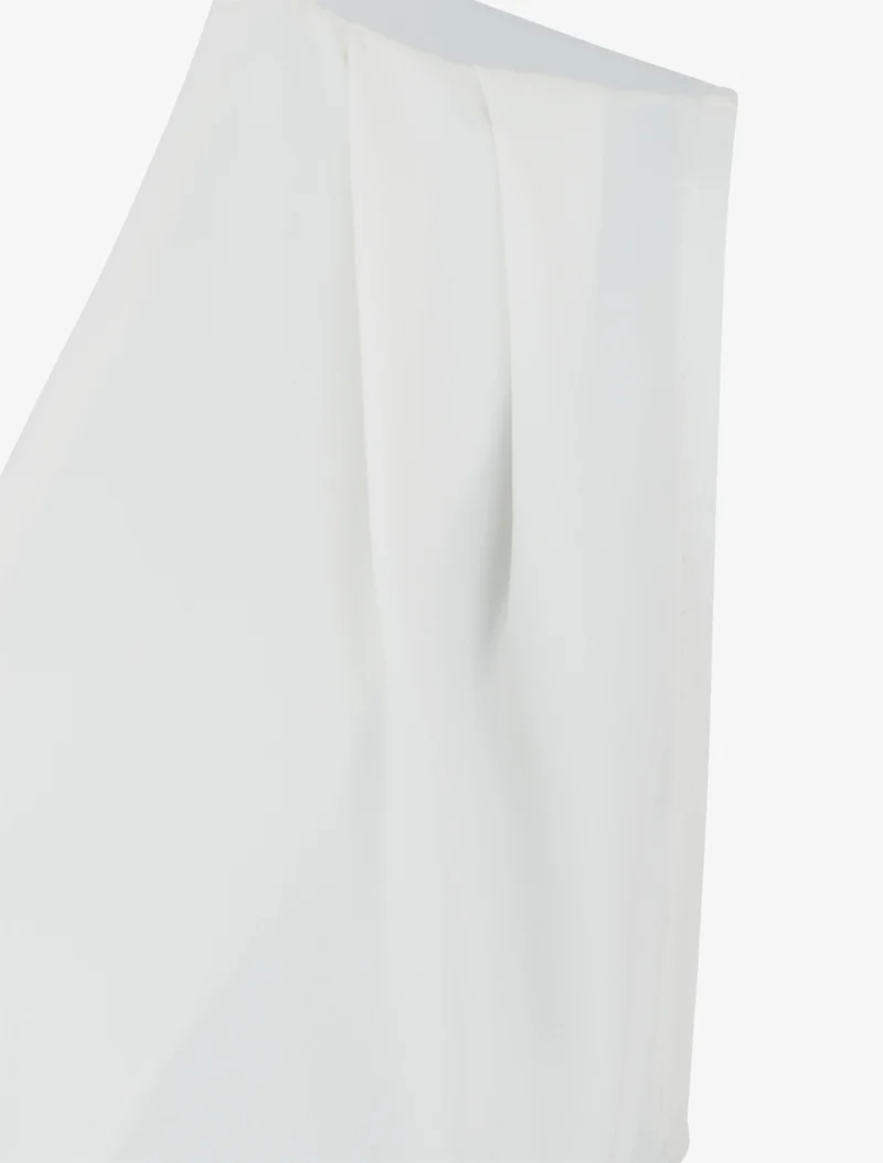 Top fluide uni à nouer - Blanc