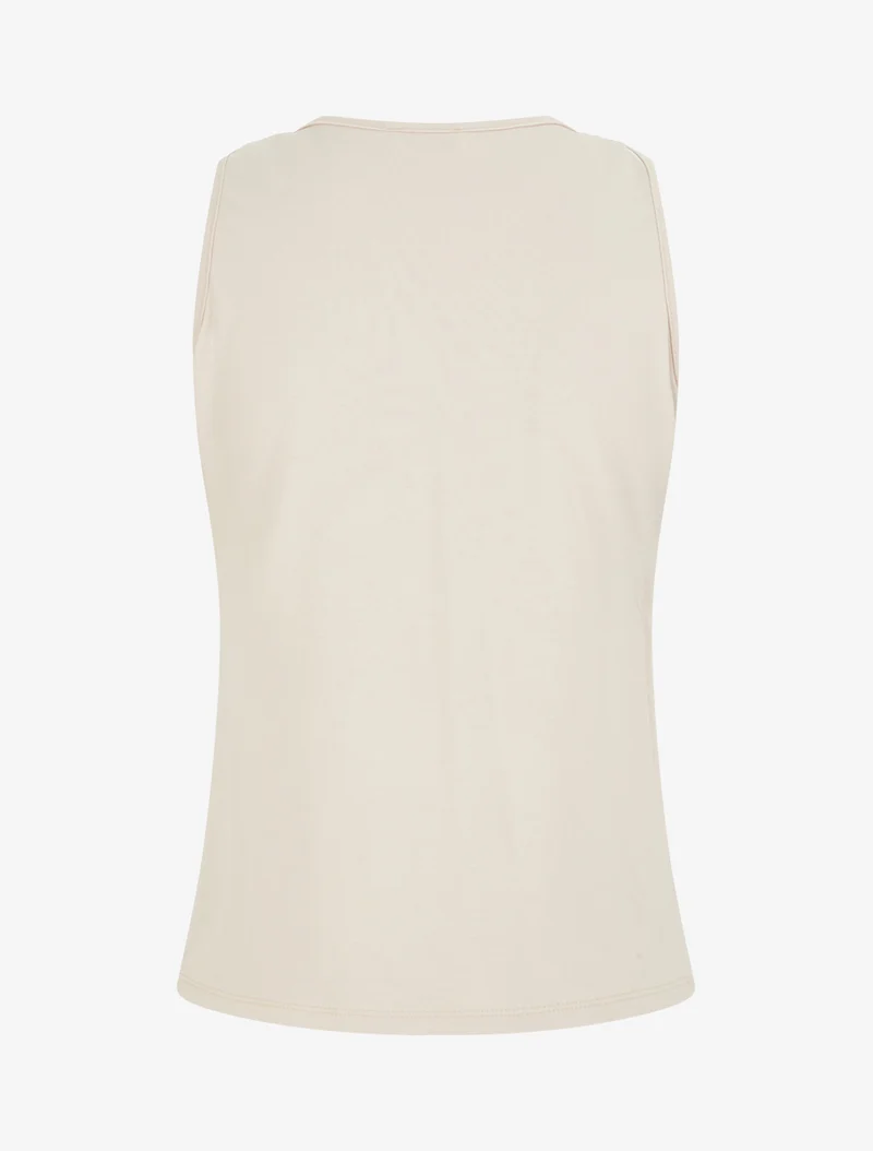 Top classique cache-coeur - Beige