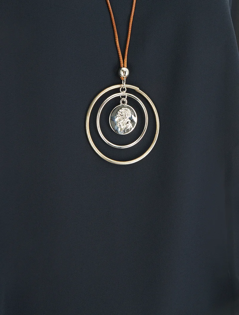Top droit fluide en voile - Marine