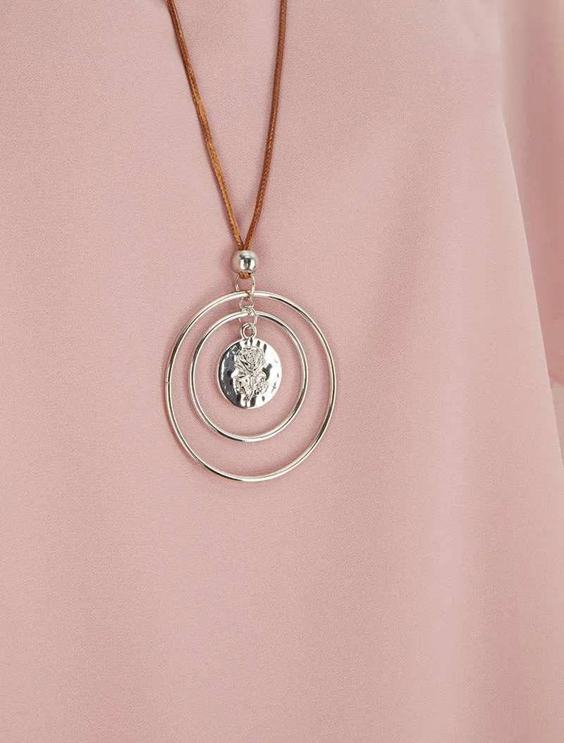 Top droit fluide en voile - Rose