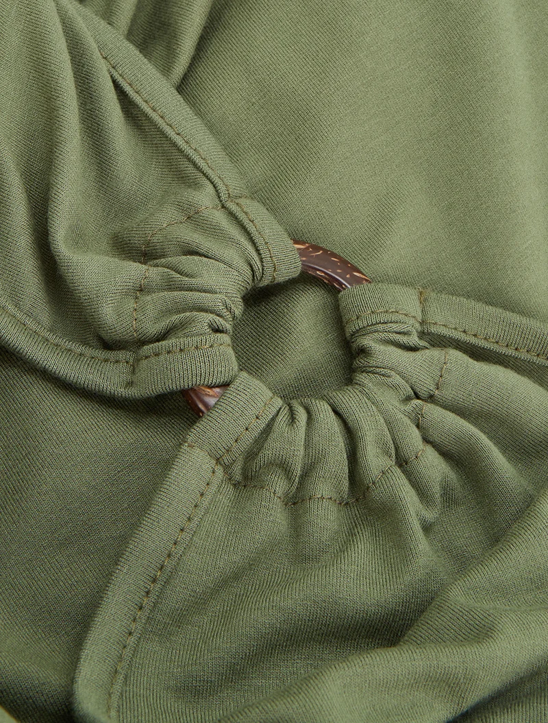 Top classique cache-coeur - Kaki