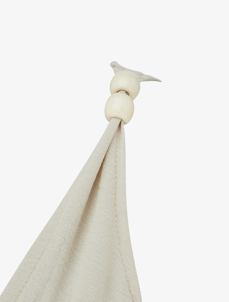 Robe longue évasée à bretelles perlées - Beige