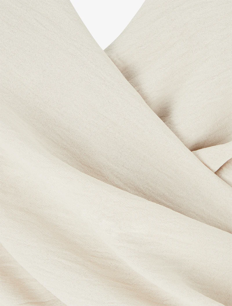 Combinaison à fines bretelles bijoux - Beige